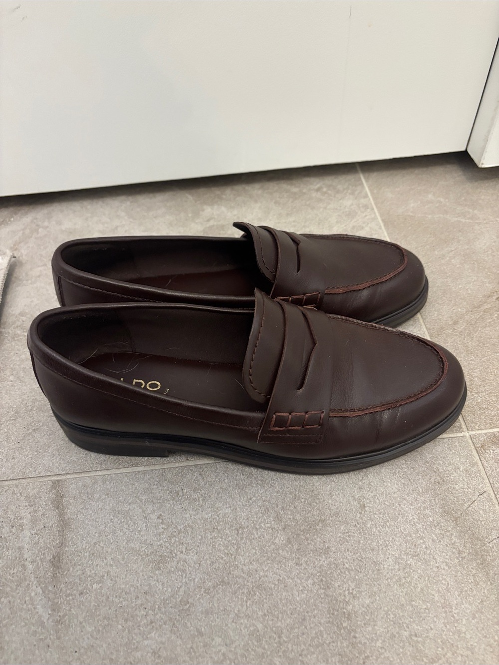 Penny Loafers in Dark Brown